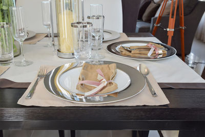 View of food on table in restaurant