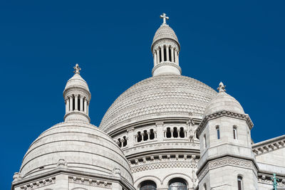 Basilica of the sacred heart of paris or basilica coeur sacre on montmartre in paris