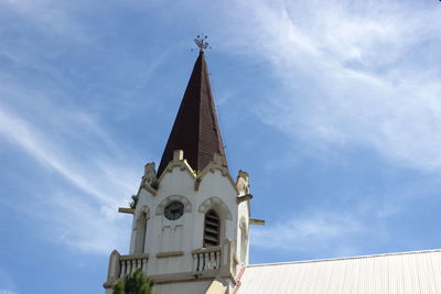 Low angle view of building against sky