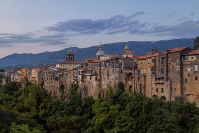 Buildings in city