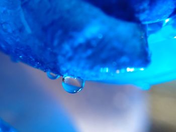 Close-up of ice crystals