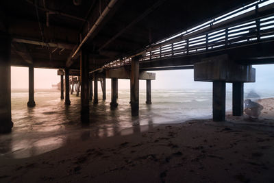 View of pier over sea