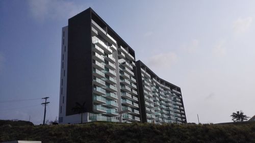 Low angle view of building against sky