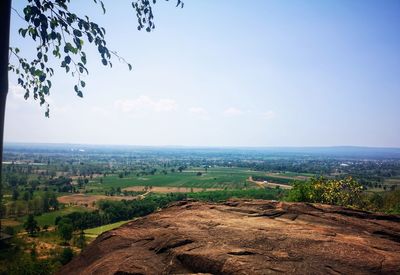 Scenic view of landscape against sky