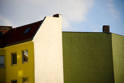 Low angle view of building against sky