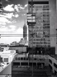 Low angle view of buildings against sky