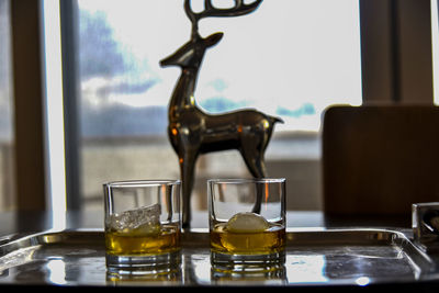 Close-up of drink on table