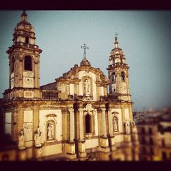 Low angle view of church