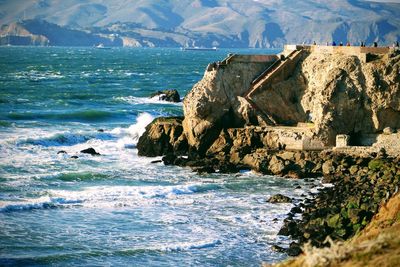 Scenic view of beach