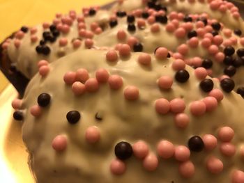 Close-up of chocolate cake