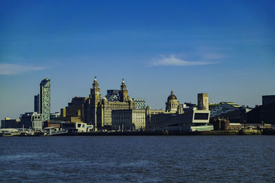 View of city at waterfront
