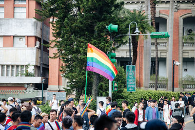 People on zebra crossing