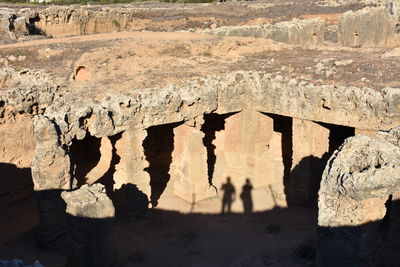 View of rock formation