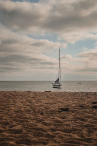 Sailboat at the beach