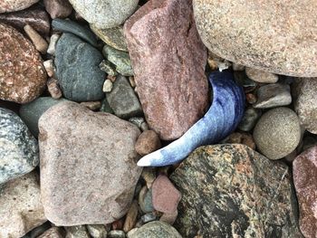 Pebbles on beach