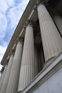 Low angle view of building against sky