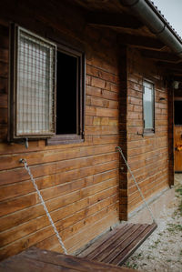 Exterior of abandoned building