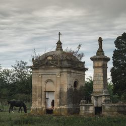 View of historic building against sky