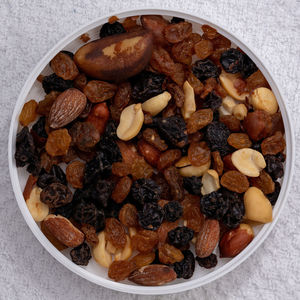 High angle view of breakfast in bowl