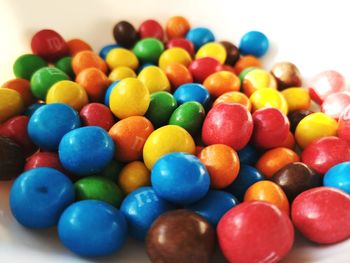 Close-up of multi colored candies