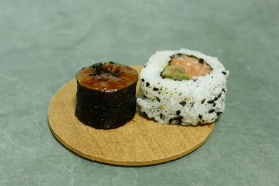 Close-up of sushi