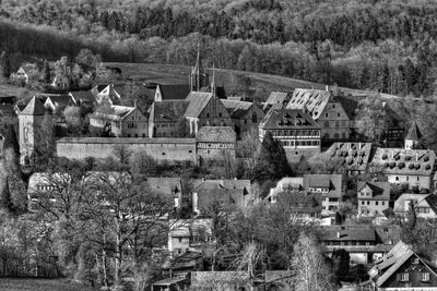 Scenic view of town