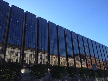 Low angle view of modern building