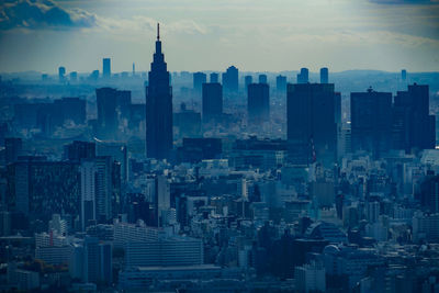 Cityscape against sky