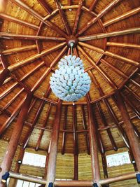 Low angle view of ceiling of building