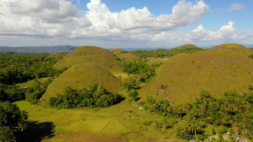 Scenic view of landscape against sky