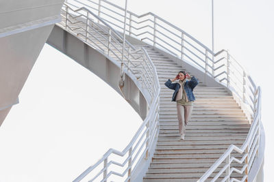 Low angle view of staircase