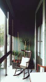 Close-up of potted plant on table