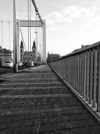 View of bridge in city