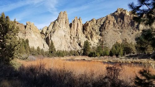 Panoramic view of landscape against sky