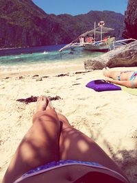 Scenic view of beach