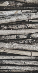 Full frame shot of weathered wood