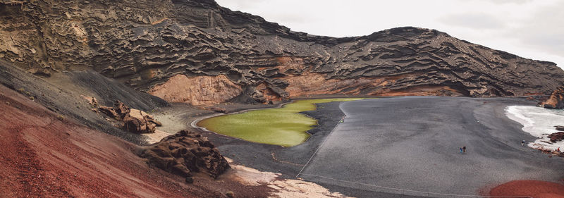 High angle view of a mountain