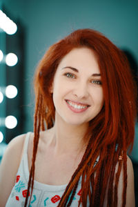 Portrait of a smiling young woman