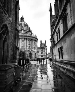 Street amidst buildings in city