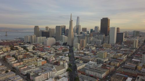 Aerial view of cityscape