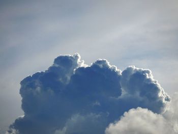 Low angle view of clouds in sky