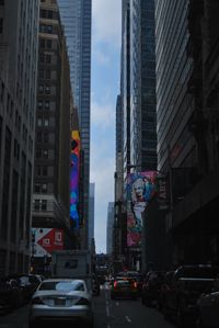 Traffic on city street