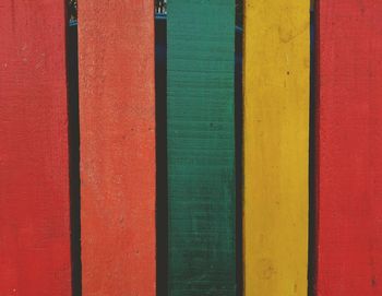 Full frame shot of multi colored wall