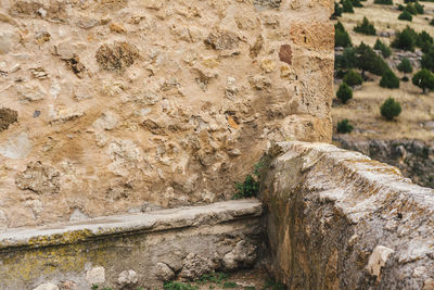 Close-up of stone wall