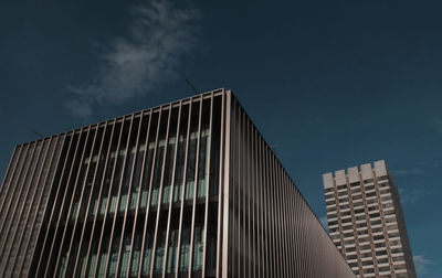 Low angle view of building against clear sky