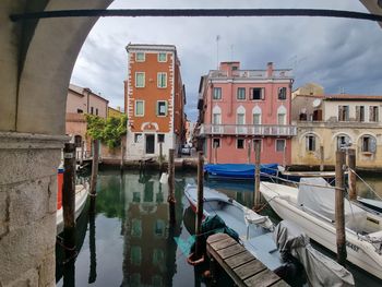 Boats in canal