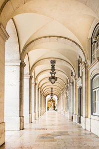 Corridor of building