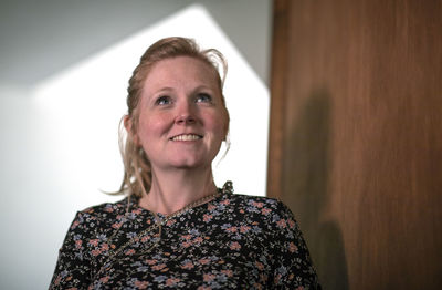 Portrait of a smiling young woman
