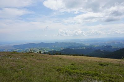 Scenic view of landscape against sky
