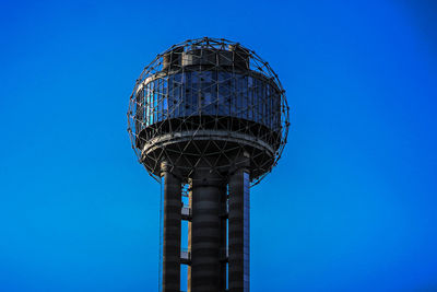 Low angle view of under construction building against clear sky